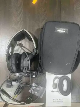 746706-0040 Bose Top Rated Used A20 Aviation Headset-black