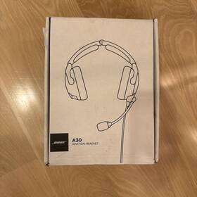Bose 838432-0020 Opened Box Never Used -bose A30 Anr Aviation Headset With Bluetooth Dual Ga Plug