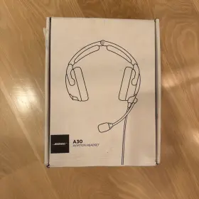 838432-0020 Bose Opened Box Never Used -bose A30 Anr Aviation Headset With Bluetooth Dual Ga Plug