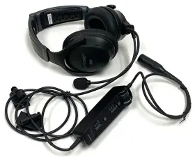 857641-3170 Bose A30 Anr Aviation Headset Noise Cancelling Pilot Headphones