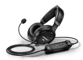 857641-r120 Bose A30 Anr Aviation Headset Battery Powered With Bluetooth &ga Dual Plugs