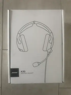 857641-t130 Bose A30 Aviation Headset With Bluetooth U174 Coil Cable - Black Brand New