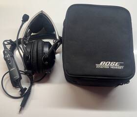 Bose A10-x A10 Noise Cancelling Aviation Headset Helicopter Military Plug - New Cord