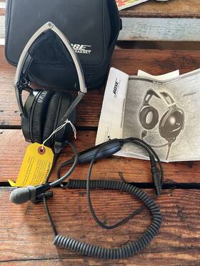 Bose Ahx-05 Aviation Headset X Model - Needs New Ear Foam