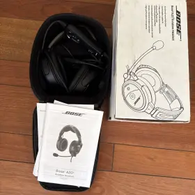 Cco16377am372116-0020-00 Bose A20 Aviation Headset U174 Active Noise Cancelling Single Plug Bluetooth