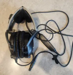 N100912-00 Bose Aviation Headset Ahx-34-01 With Lemo Plug