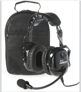 8541747702 Cadence Aviation Premium Stereo Headset By Active Noise Cancelling New