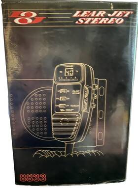 Carrady Electronics 8833 Lear Jet Stereo Model Nib Complete Electronic Ltd Fcc Certified