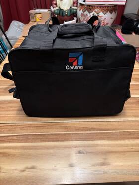 Cessna B3773 Aviation Bag Black Like New