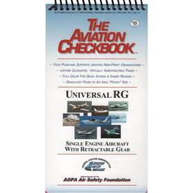 Checkmate Aviation 641752366732 New Non-specific Aircraft Model Universal Retract Gear Checkbook Volume 1