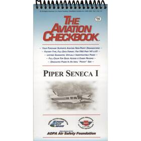 Checkmate Aviation Sen1cb1 New Piper Seneca I Pa-34 200 Checkbook Volume 1