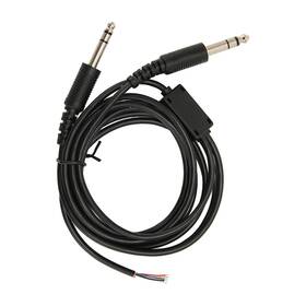 Dauerhaft Dauerhaft6oixwk0gu2 Aviation Headset Replacement Cable 1/4inch Speaker Plug Plane Heads