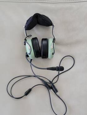 David Clark 013424010210 Lightly Used H10-13.4 Mono Passive Headset