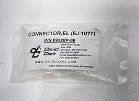 David Clark 09228p Genuine Connector Electrical 6j-1077 P/n 09228p-06