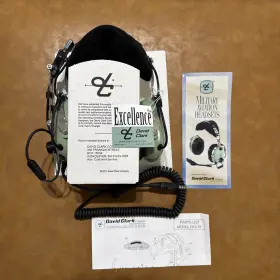 David Clark 093045933532 Model H10-76 Aviation Headset With Microphone New In Box Headphones