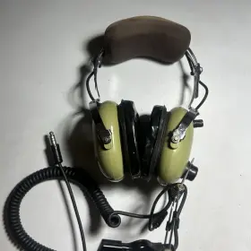 David Clark 095674022106 Usa Aviation Headset H10-76 Helicopter Headphones With Microphone Works