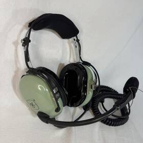 David Clark 1/g-03 Model Bn 3340 Aviation Headset With Microphone Untested Made In Usa