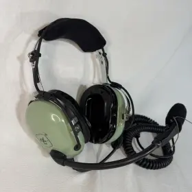 3340 David Clark 1/g-03 Model Bn Aviation Headset With Microphone Untested Made In Usa
