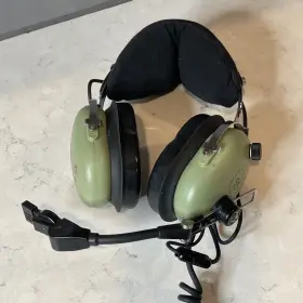 121507g-57 David Clark H10-76 Enc Noise Cancelling Aviation Headset Pn Tested
