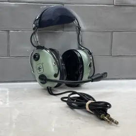 12507g-44 David Clark 12506g-44 H10-13s Aviation Pilot Headset Dual Plug Pn Fully Working