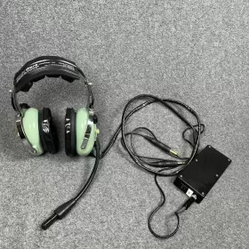12507g-29 David Clark H10-20 Aviation Headset With M-7a Mic