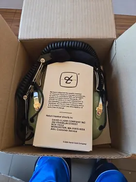 12508g-36 David Clark Aviation Headset Model H10-36 New In Box