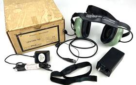 David Clark 12510g-02 H7140 Aviation Headset With Throat Mic Vox-tm And Charger