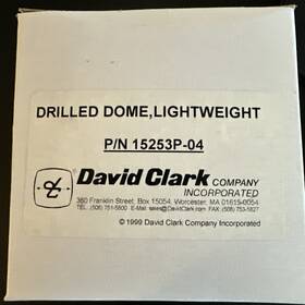 David Clark 15253p-04 15253p-03 Drilled Dome Headset Replacement New