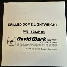 15253p-03 David Clark 15253p-04 Drilled Dome Headset Replacement New
