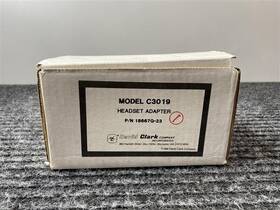 David Clark 18667g-48 C3019b Headset Adapter 18667g-23 - New