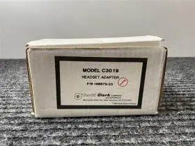 18667g-23 David Clark 18667g-48 C3019b Headset Adapter - New