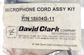 David Clark 18804g-11 Microphone Cord Assembly Kit Pn