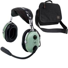 David Clark 37213 New H10-13s Stereo Passive Headset And Bag Combo