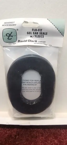 40243g-07 David Clark Flo-fit Gel Ear Seals With Fleece P/n