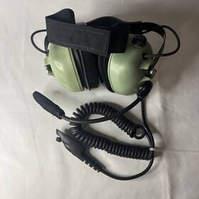 David Clark 40416g-06 Model H6240-35 Aviation Pilot Head Headset Untested