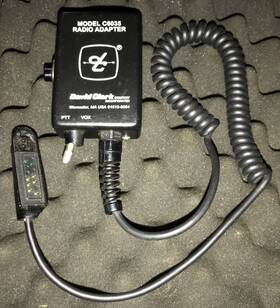 David Clark 40417g-24 404117g-24 Model C6035 Radio Adapter/ptt Cord
