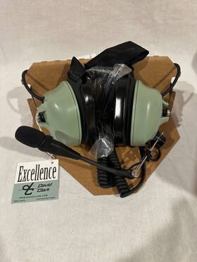 David Clark 40583g-03 Communication Headset With Boom Mounted Amplified M-7a Mic H3442
