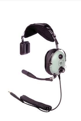 David Clark 40608g-04 Kc-10 Single Ear Aviation Headset Wired With Added Comfort Package