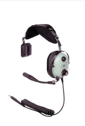 40608g-04 David Clark Kc-10 Single Ear Aviation Headset Wired With Added Comfort Package