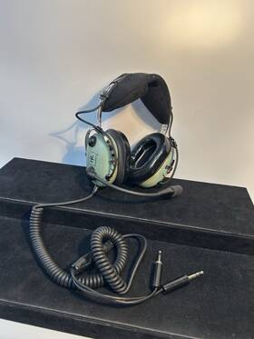 David Clark 40676g-01 H10 Aviation Headset Dual Plug Pilot Headphones With Mic Usa