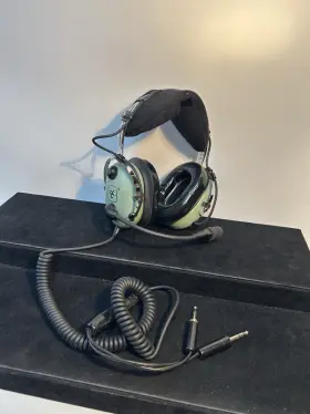40676g-01 David Clark H10 Aviation Headset Dual Plug Pilot Headphones With Mic Usa