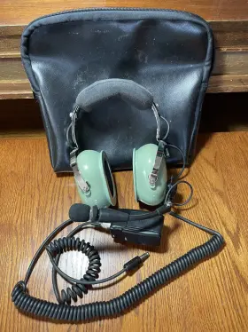 40726g-05 David Clark H10-56hx Aviation Headset With Microphone Pre-owned Untested