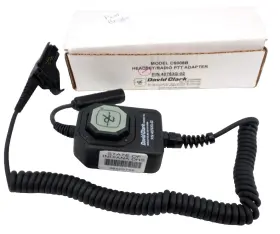 40763g-02 David Clark Model C6008b Radio Headset Ptt Adapter B