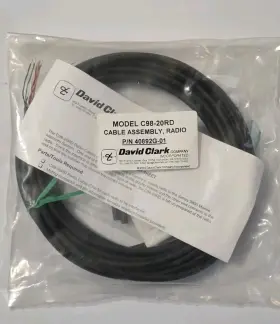 40892g-01 David Clark Model C98-20rd Radio Cable Assembly P/n