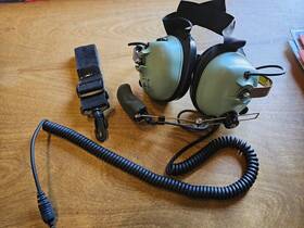 David Clark 40897g-03 Headset-mic Bth 8ftcoil H9842