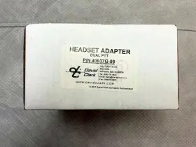 40937g-09 David Clark Headset Adapter - Mil Grade Dual Ptt 40937g-09. New In Box