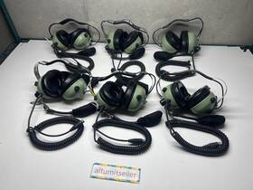 David Clark 40991g-01 One 1 Model H9940 Behind Head Duel Ear Headset Use With Helmets