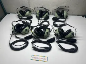 40991g-01 David Clark One 1 Model H9940 Behind Head Duel Ear Headset Use With Helmets