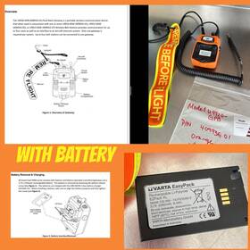 David Clark 40993g-01 Model U9920-gpb Push Back Gateway W Battery Communication To Aircraft