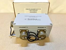 David Clark 41039g-01 Remote Headset Station Two Position P/n New Old Stock
